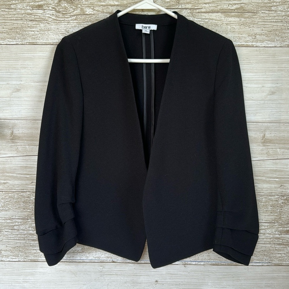 Bar III Black Blazer/Jacket Size XS